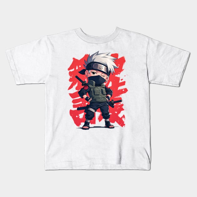 kakashi Kids T-Shirt by peterdoraki